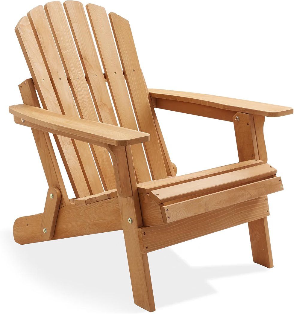 Wooden Adirondack Chair Outdoor Patio Furniture