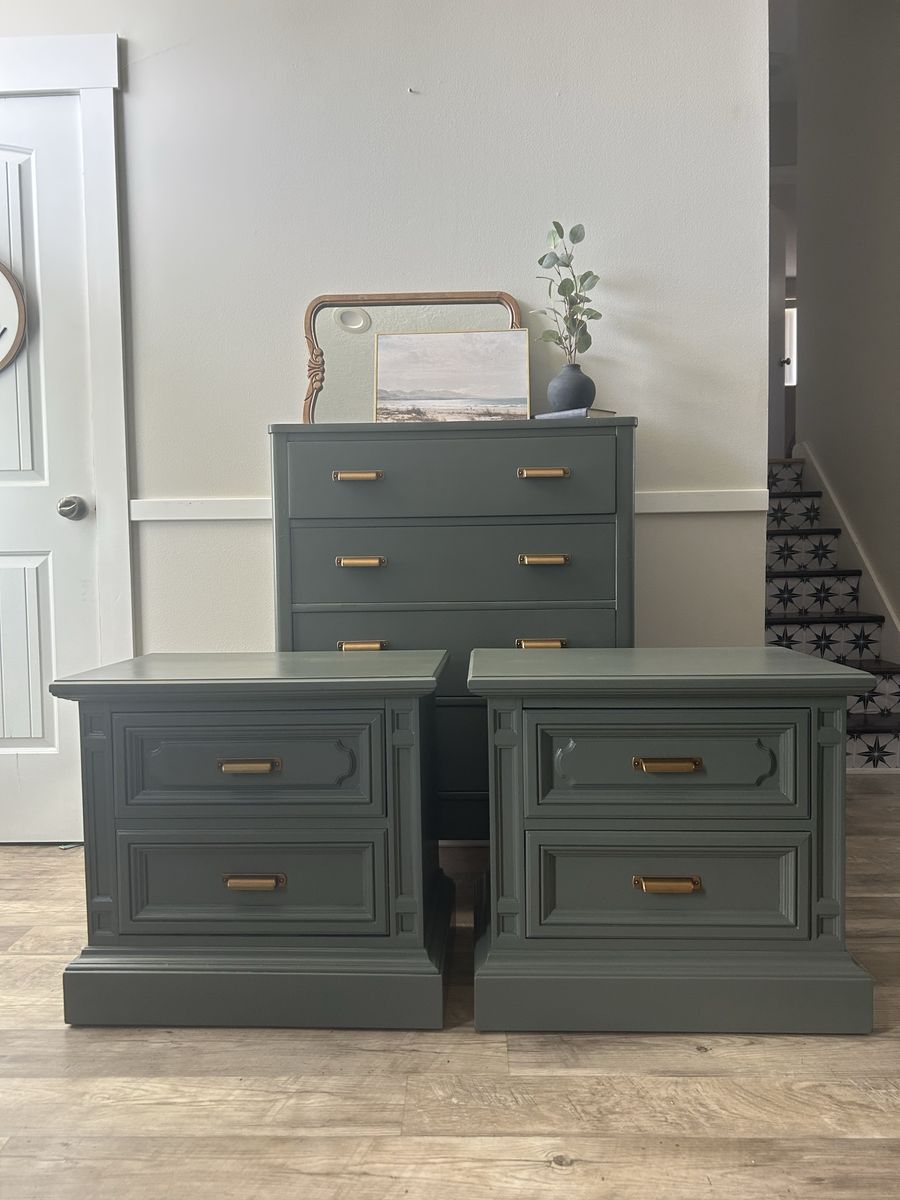 Solid wood bedroom set