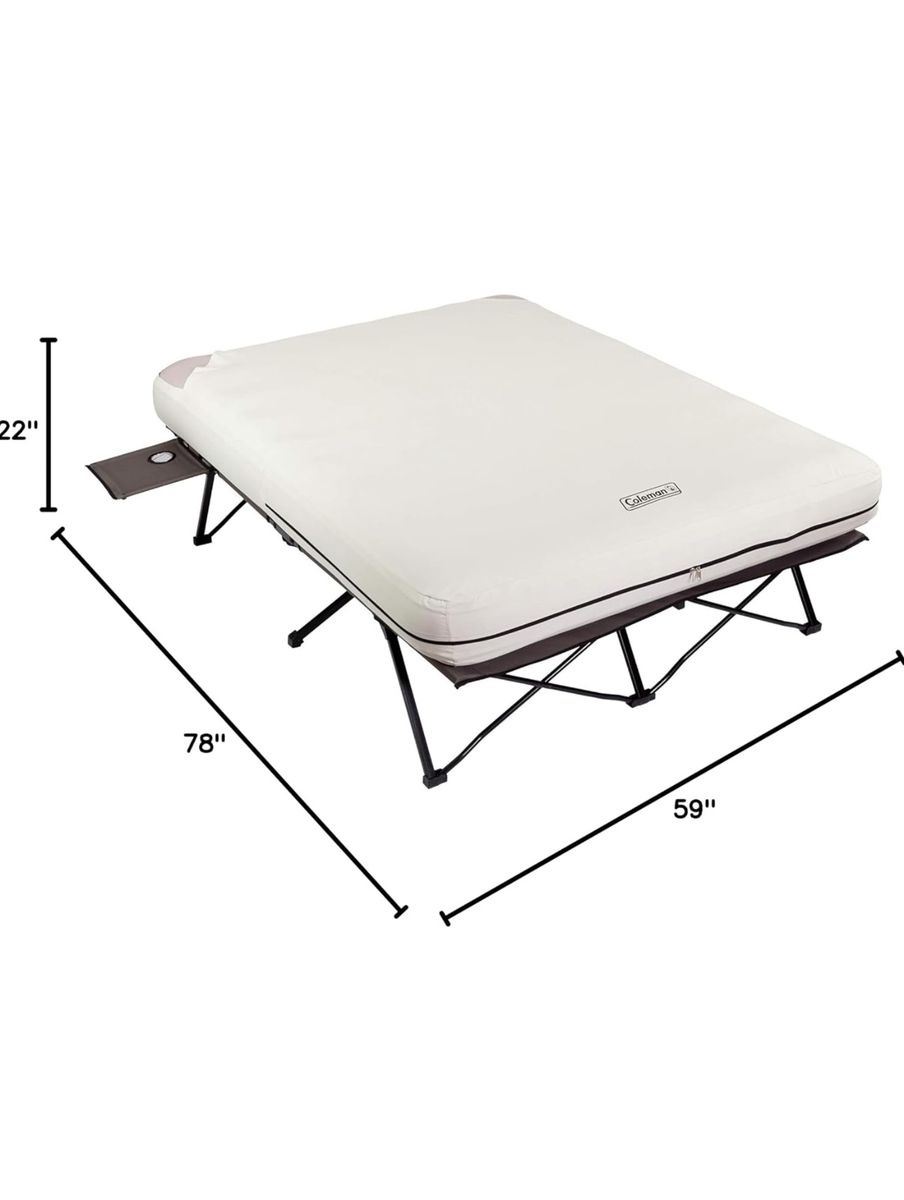 Coleman queen size airbed cot