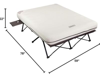 Coleman queen size airbed cot