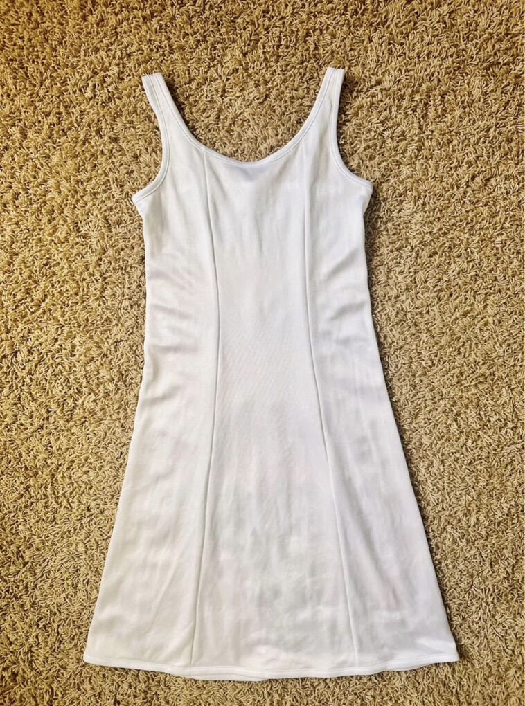 Girls White Nylon Dress Slip