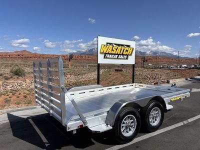 2027 Aluma 80''x12' Tandem Axle Utility with Slott