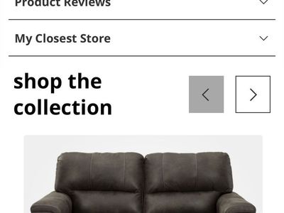 Ashley Brown Loveseat