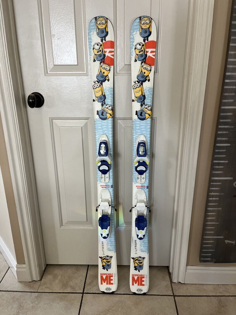 Rossignol Terrain Jr. Minions Children's Ski 128 cm 108/76/100 r11 Kids Skis