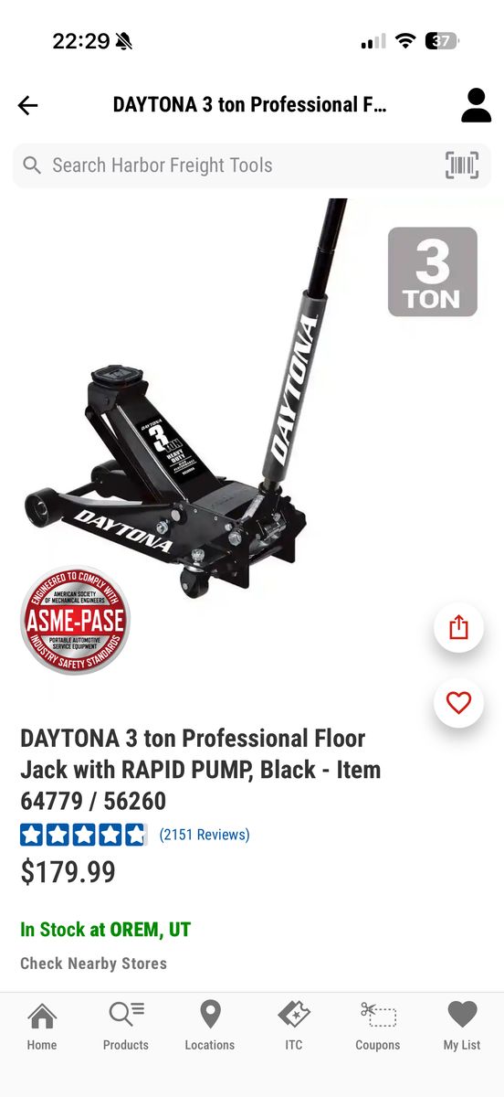Daytona Jack 3 Ton