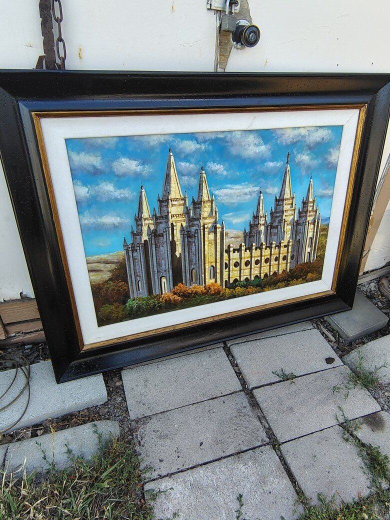 extra large SLC Utah original painting