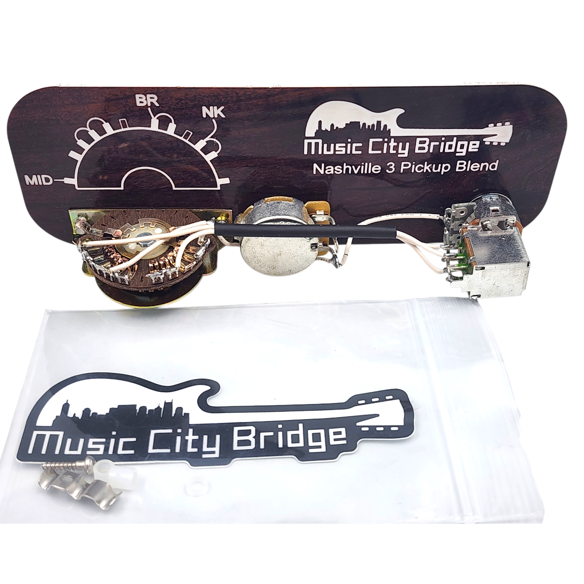 Nashville 3 Pickup Blend Wiring Harness For Telecaster Guitar