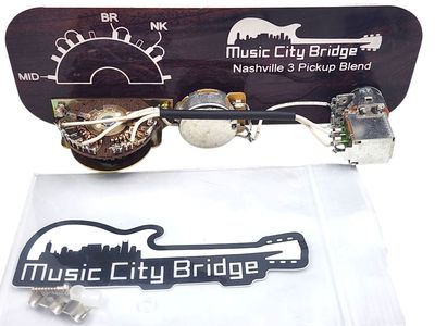 Nashville 3 Pickup Blend Wiring Harness For Telecaster Guitar