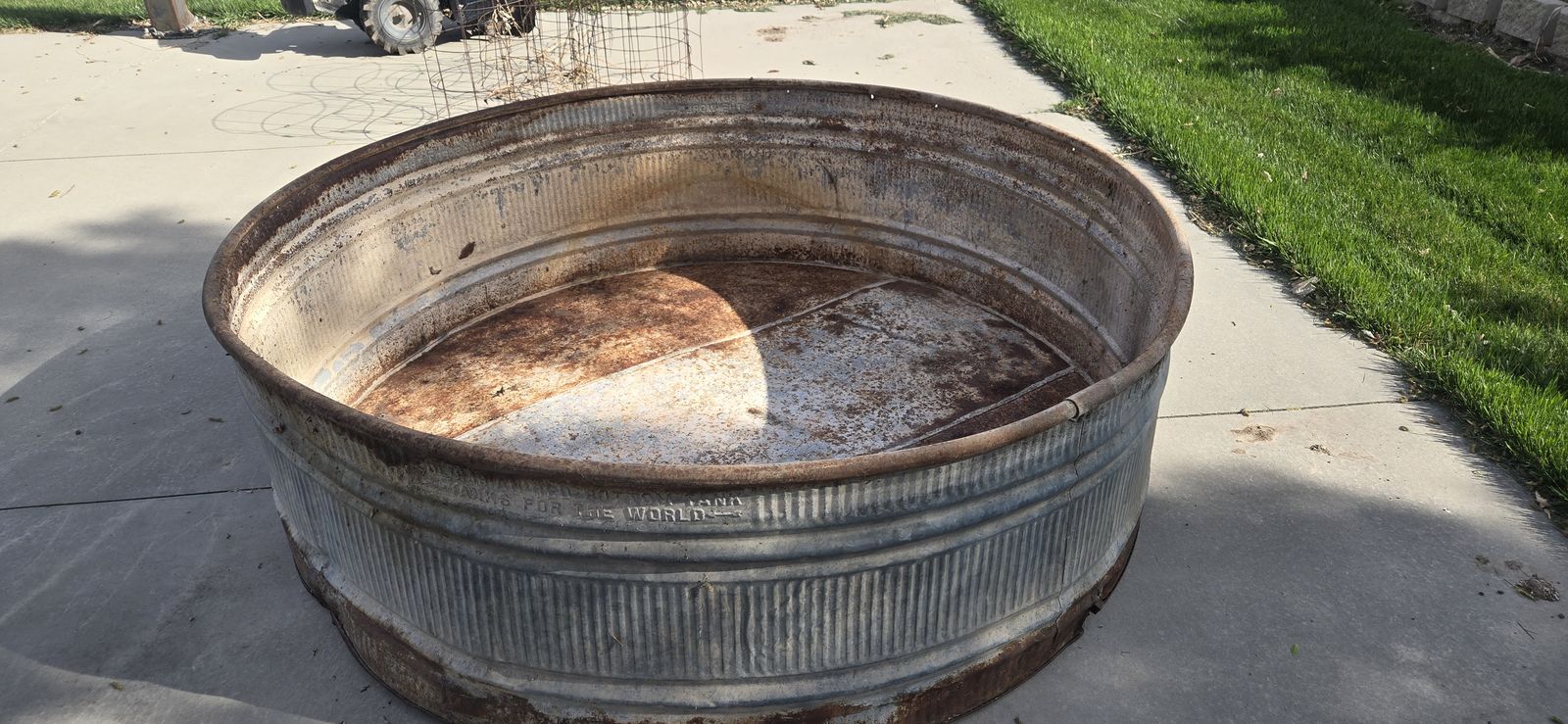 6 foot 6 inch Galvanized Steel Tank