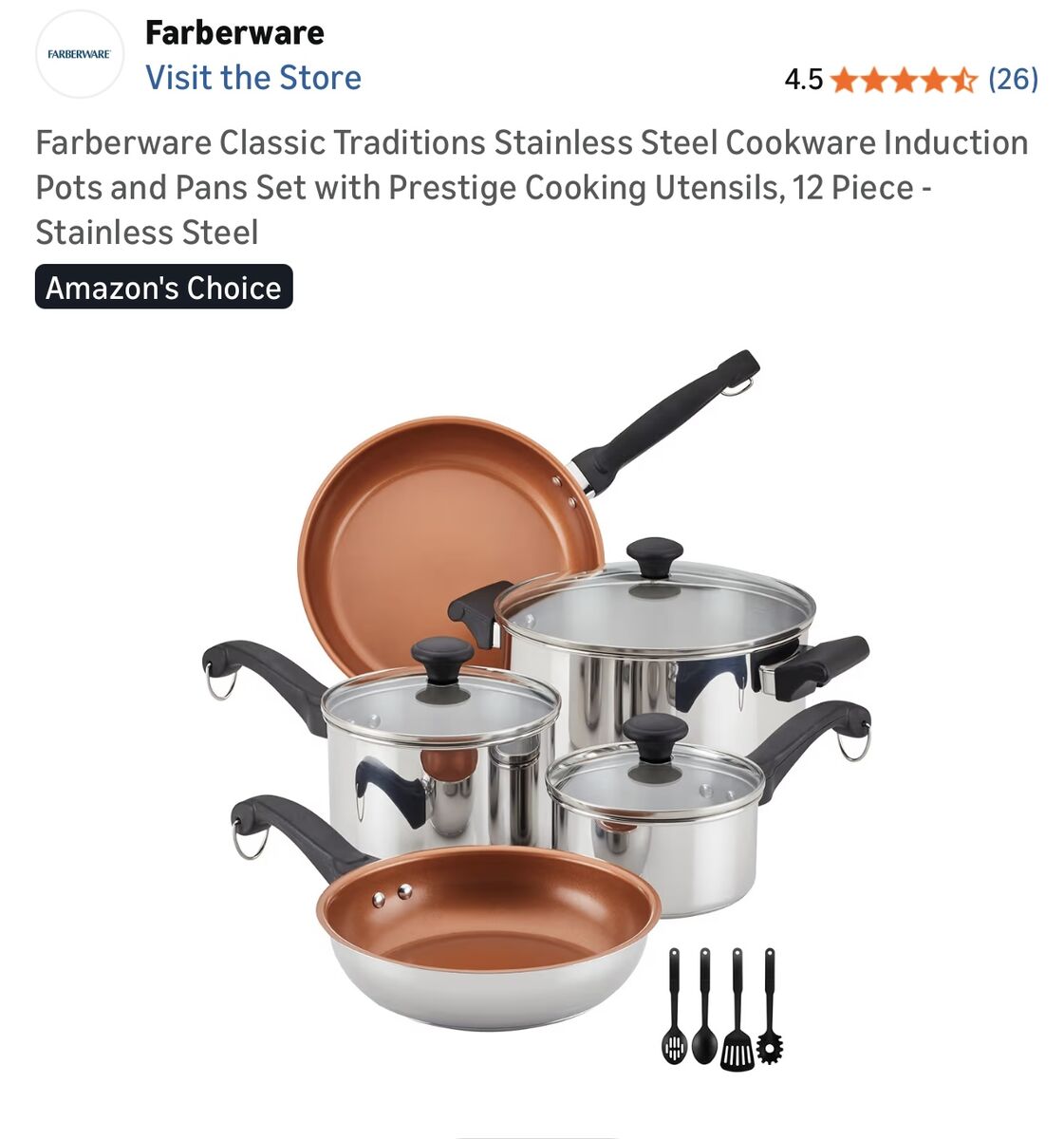 Farberware Pots and Pans for Sale