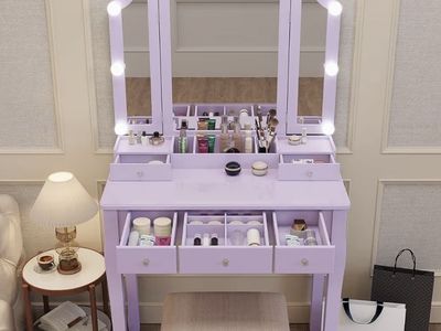 New in Box! Purple Vanity