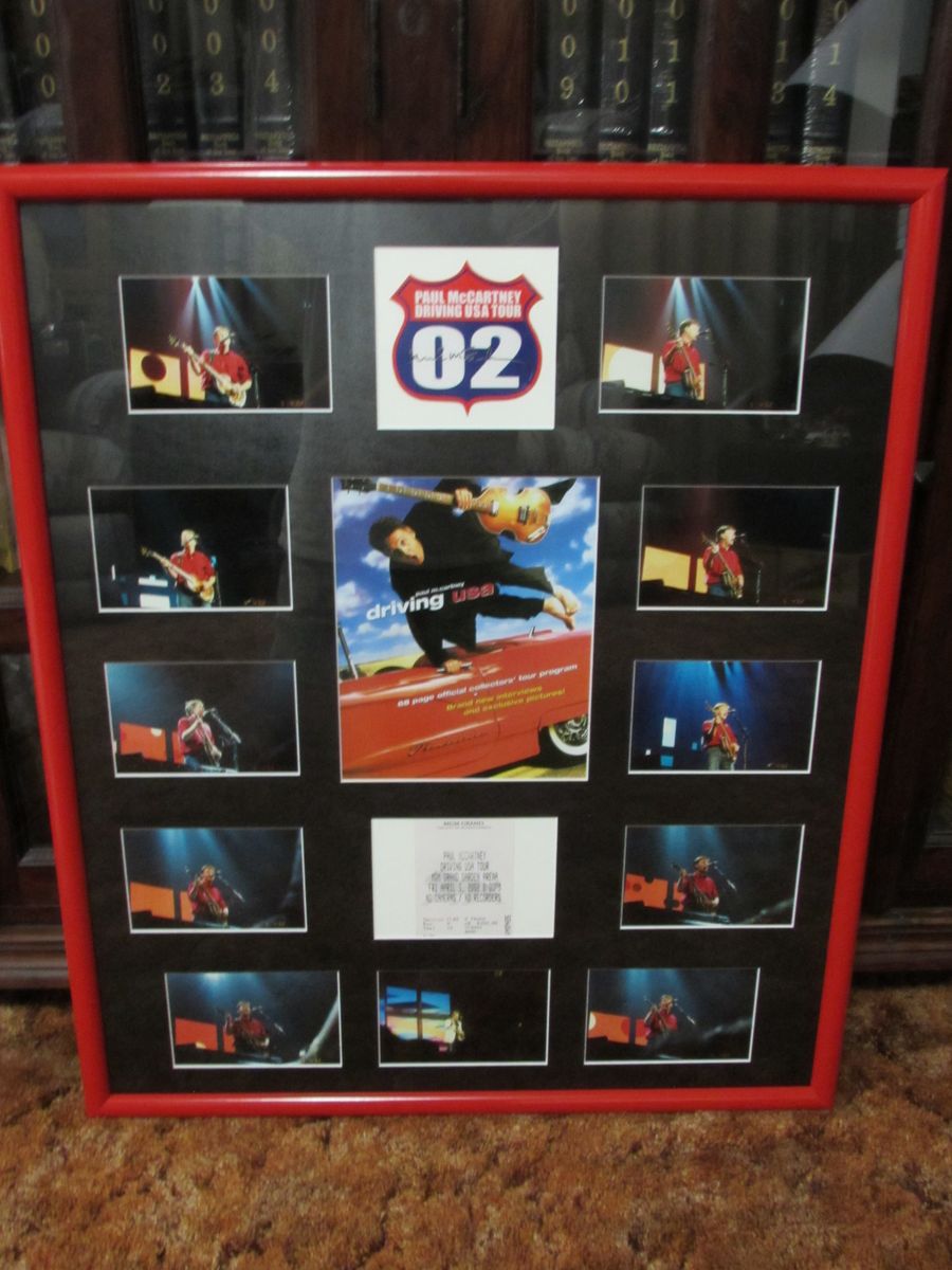 PAUL MCCARTNEY DRIVING USA TOUR POSTER