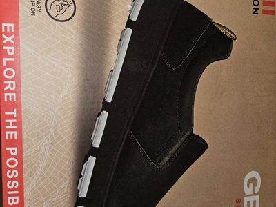 Gerry Men's MOC II Slip-On Shoes - Black, Size 9M with Soft Comfort Insole