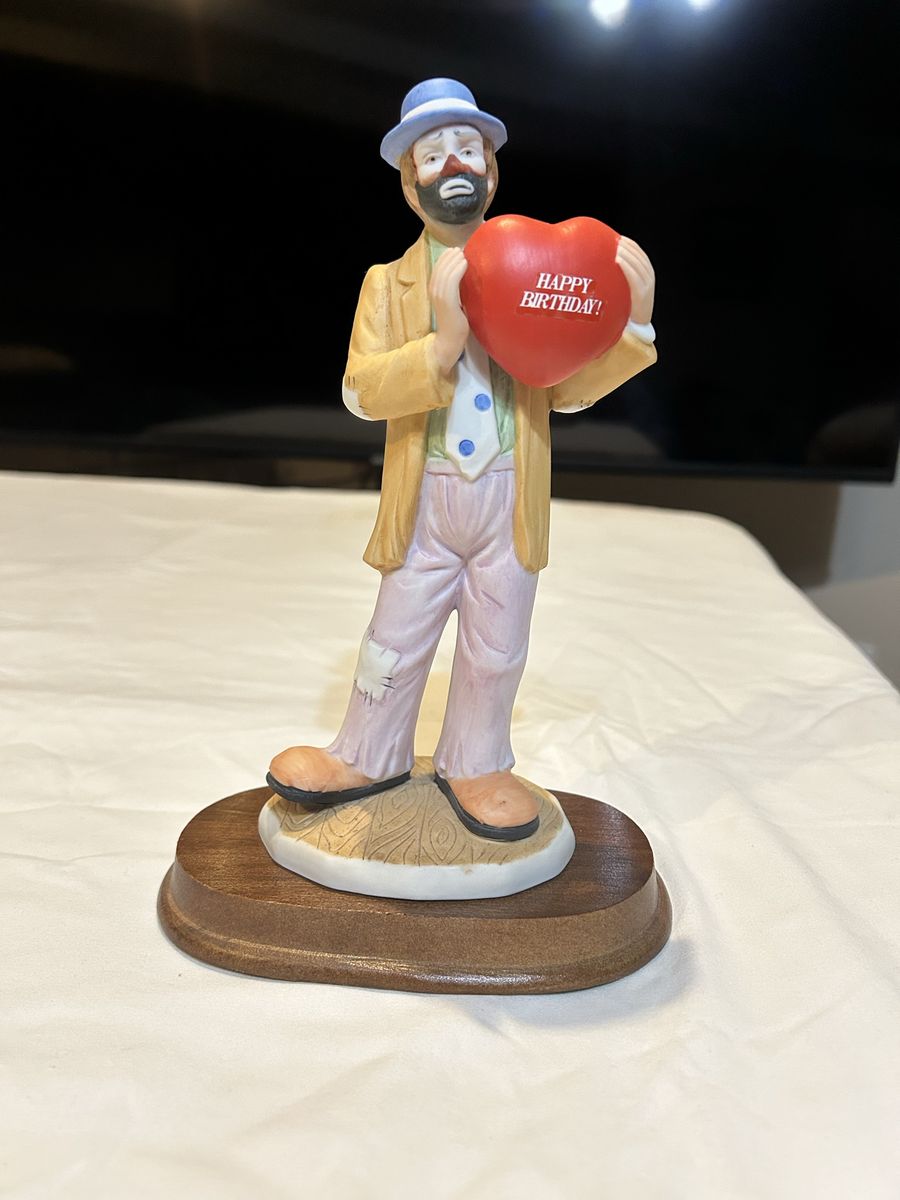 Vintage Emmett Kelly Jr Clown Figurine