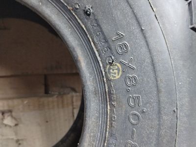 4- top spin 18x850-8 gulf cart tires