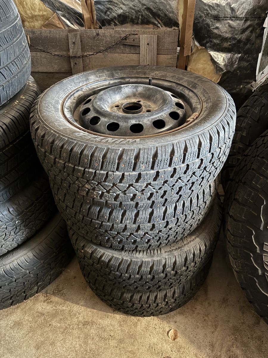 4x100 Wheels & 195/60R14 Winter Tires