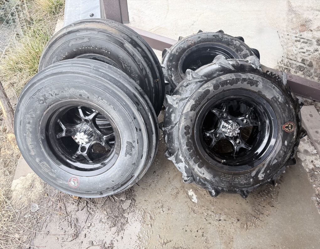Set Of GMZ Sand Stripper Tires & Wheels