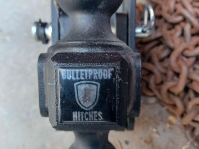 Bullet proof 14" drop hitch