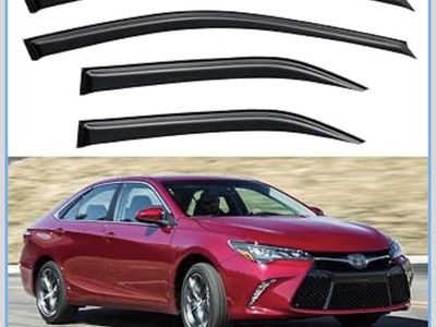 Window Visors Rain Guards Shield for 2012-2017 Toyota Camry, Out-Channel Window Vent Wind Deflectors Visors Shades for 12 13 14