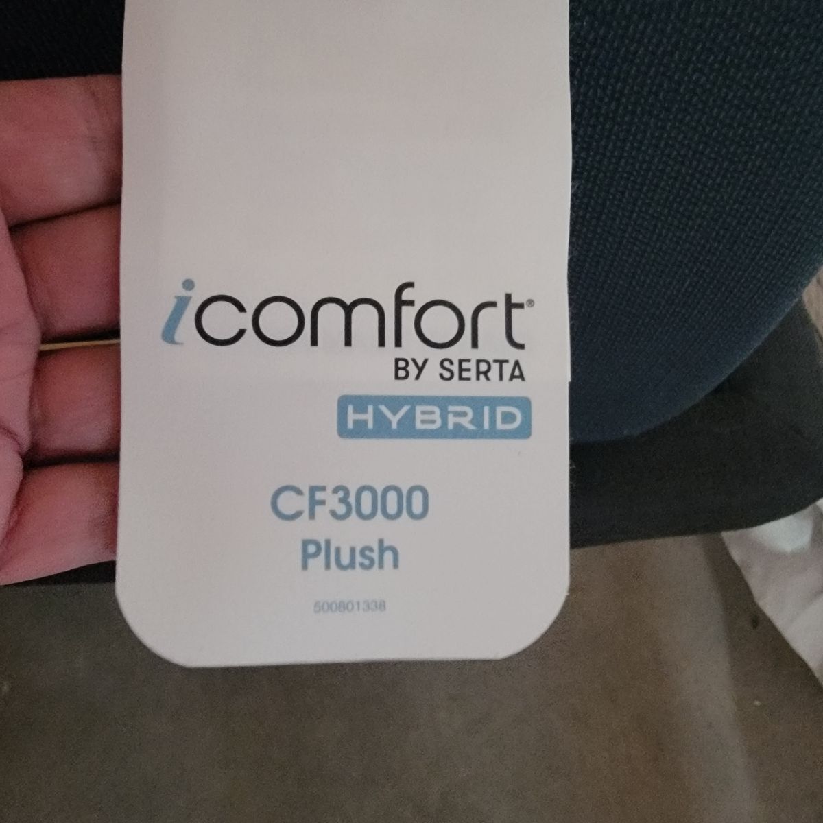 Icomfort hybrid serta adjustable twin bed
