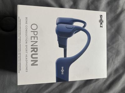 SHOKZ OpenRun, Bone Conduction Headphones,Open-Ear Bluetooth