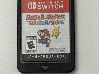 Nintendo Switch Game / Paper Mario The Origami King / Good Condition