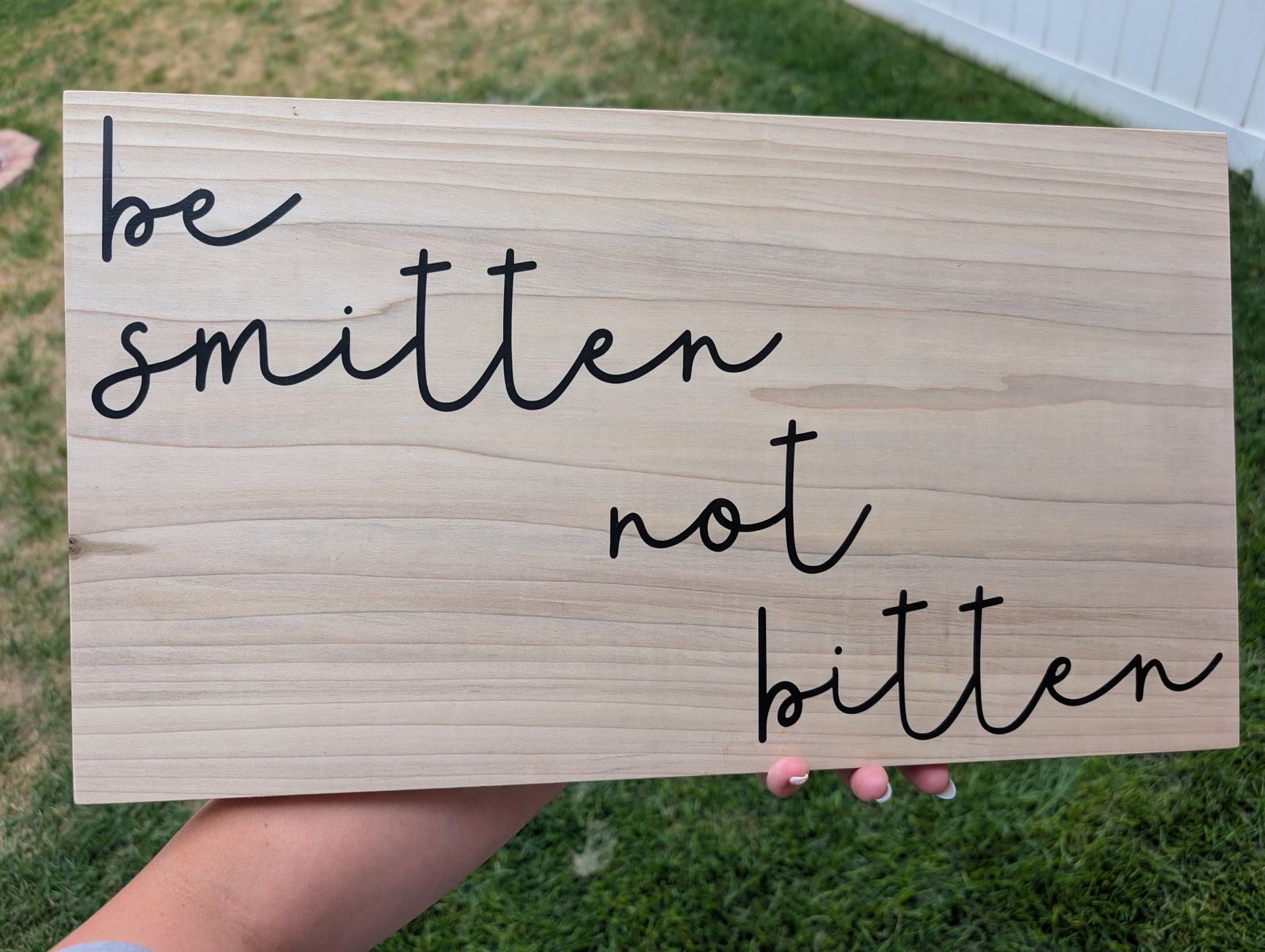 Rustic/country wood wedding signs.