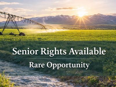 Senior Water Rights Iron County