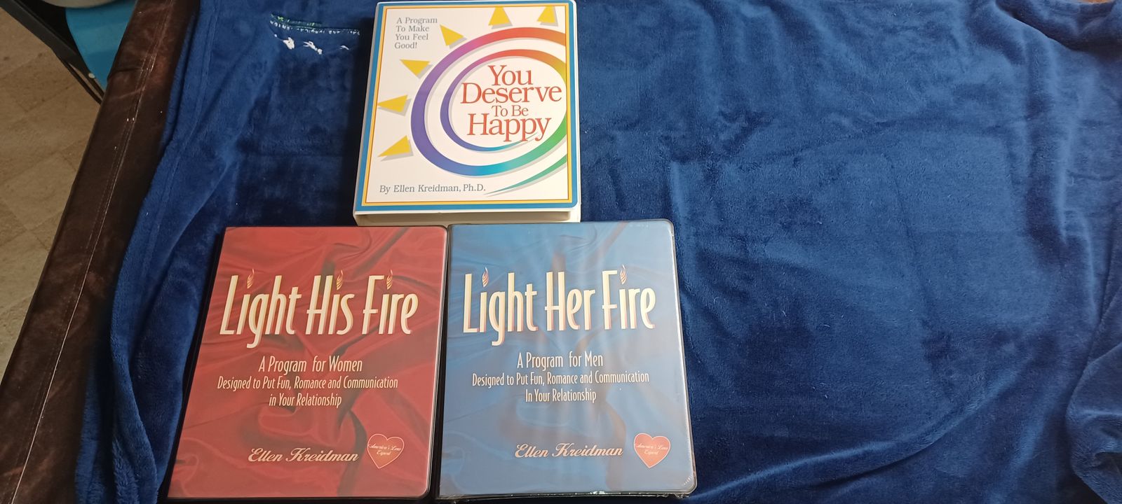YOU DESERVE TO BE HAPPY,  Set of 3