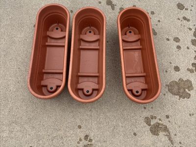 Bloem Milano Modular Planters 21 in. Terra Cotta