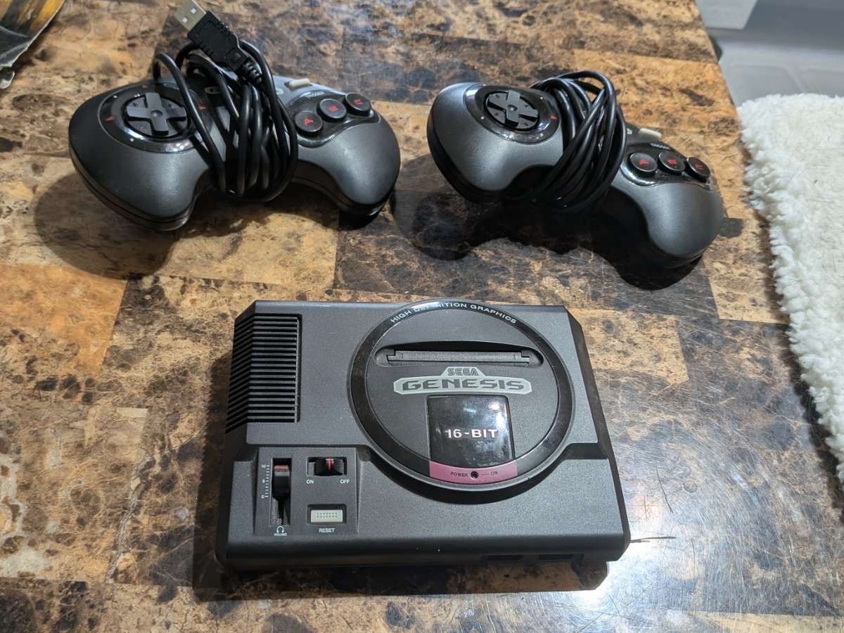 Sega Genesis Mini Console System with 2 USB Controllers