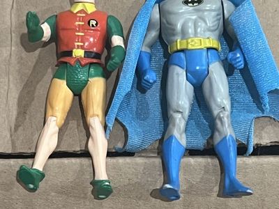 1984 Batman And Robin ActIon Figures