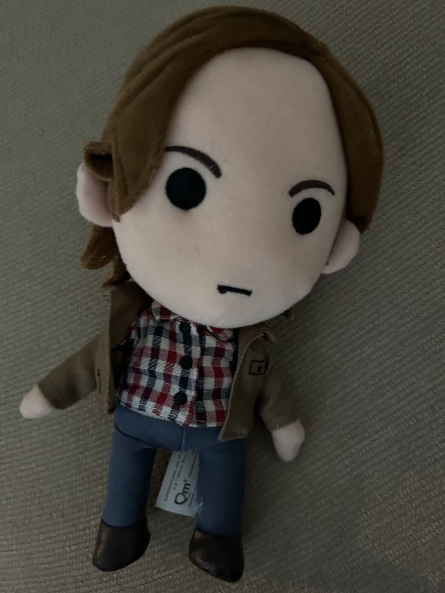 RARE ~QMx Supernatural Join The Hunt Sam Winchester Plush Q-Pals