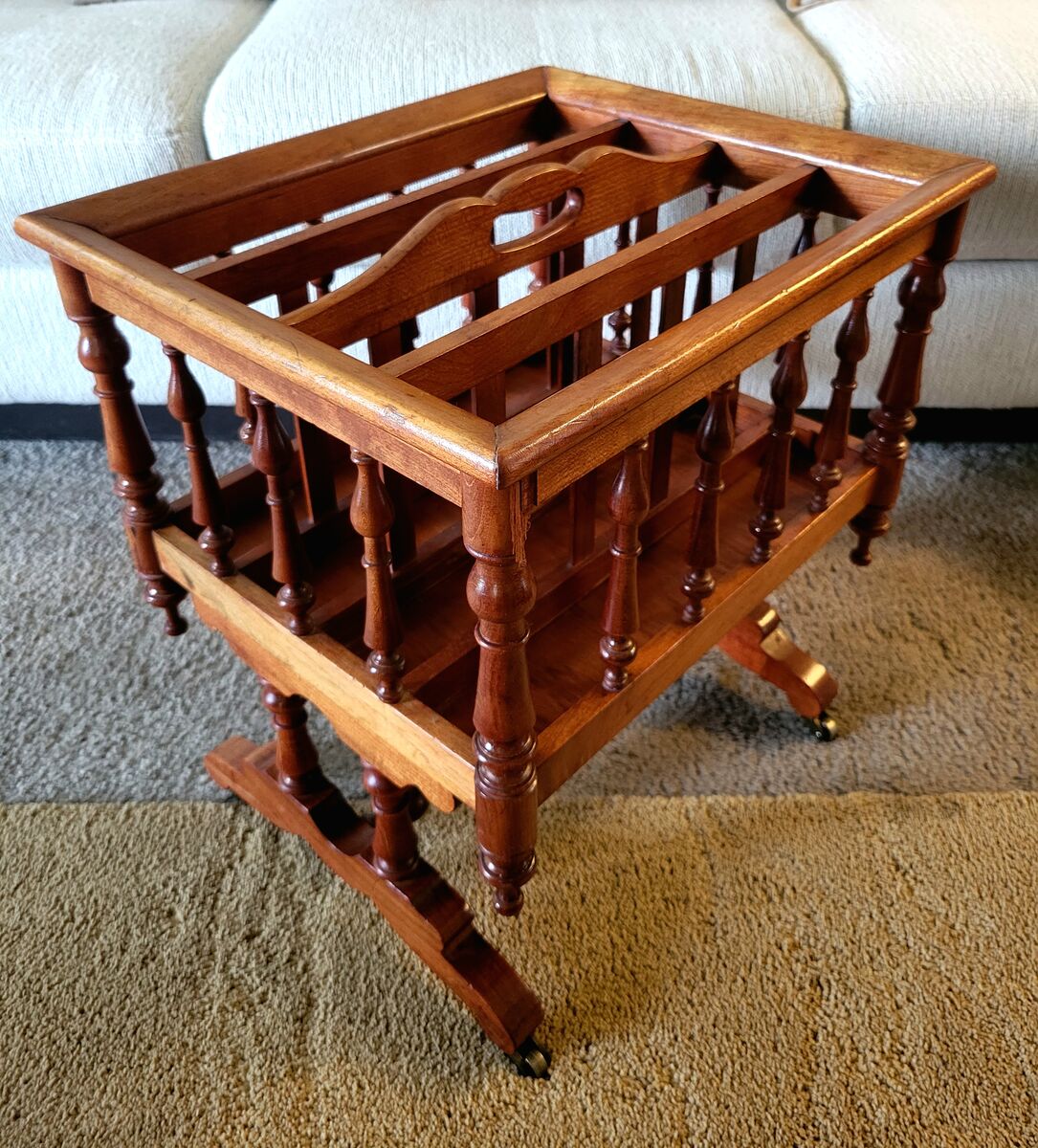 Vintage Carl Forslund Quaint American Cherry Spindle Judy Canterbury Magazine Rk