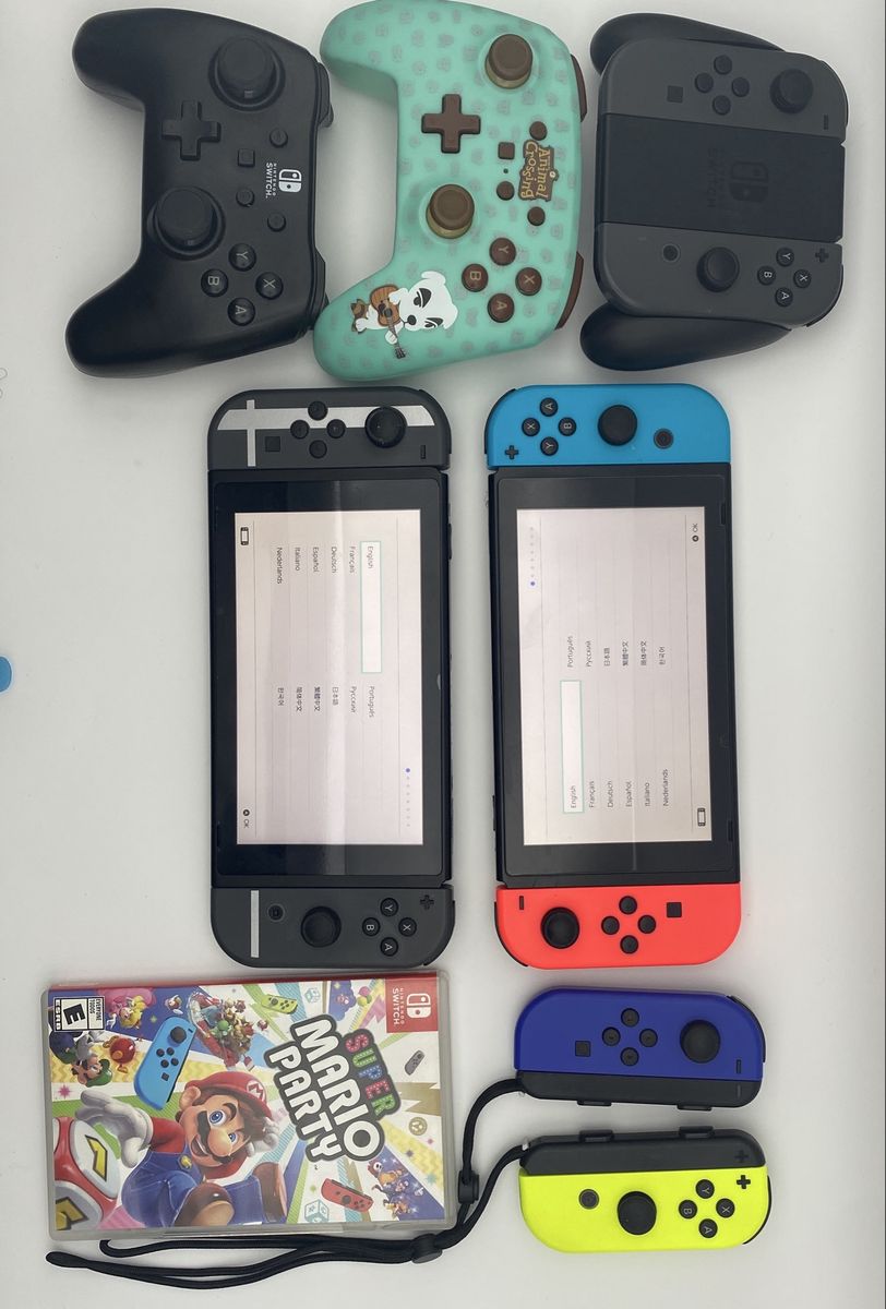Nintendo Switch Bundle – 2 Consoles + Controllers