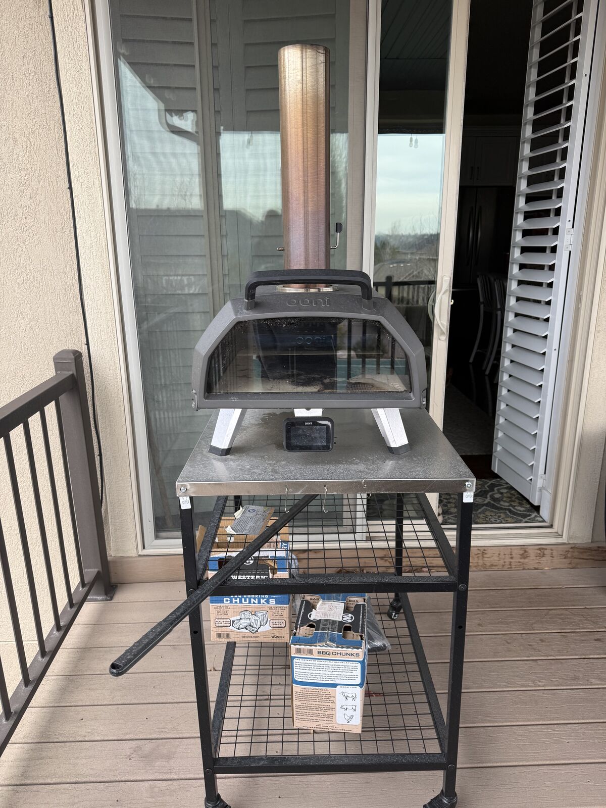 Ooni Karu 2 Pro with stand and paddle original price $850