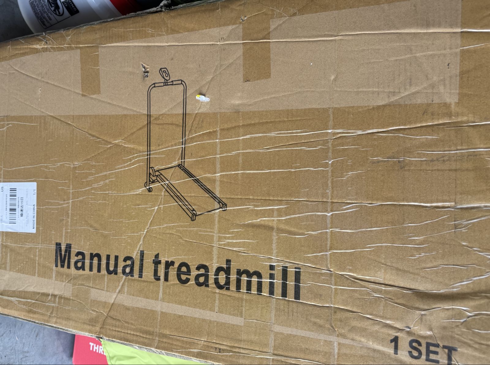 Compact walking pad/treadmill manual