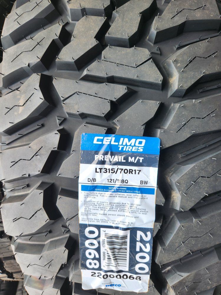 315/70r17 celimo prevail mt