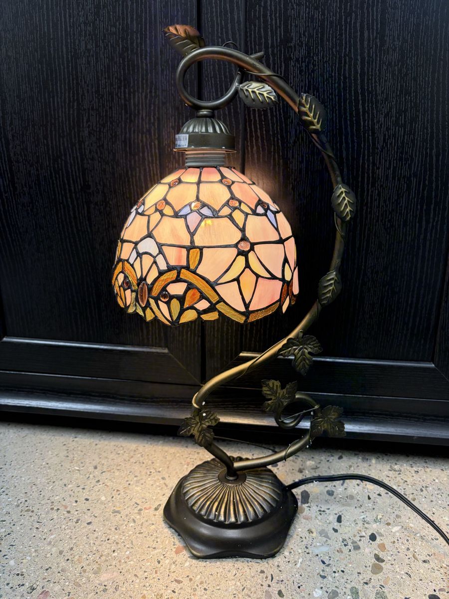 Stained Glass Table Side Lamp