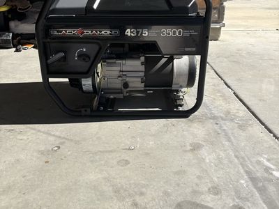 Black Diamond 4375/3500 Watt Portable Generator - Dependable Power Source