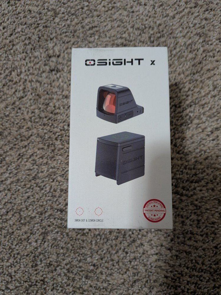 OSIGHT X Red Dot Sight with 3MOA Dot & 32MOA Circle Reticle - Tactical Optic