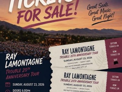 Ray LaMontagne tickets (2)