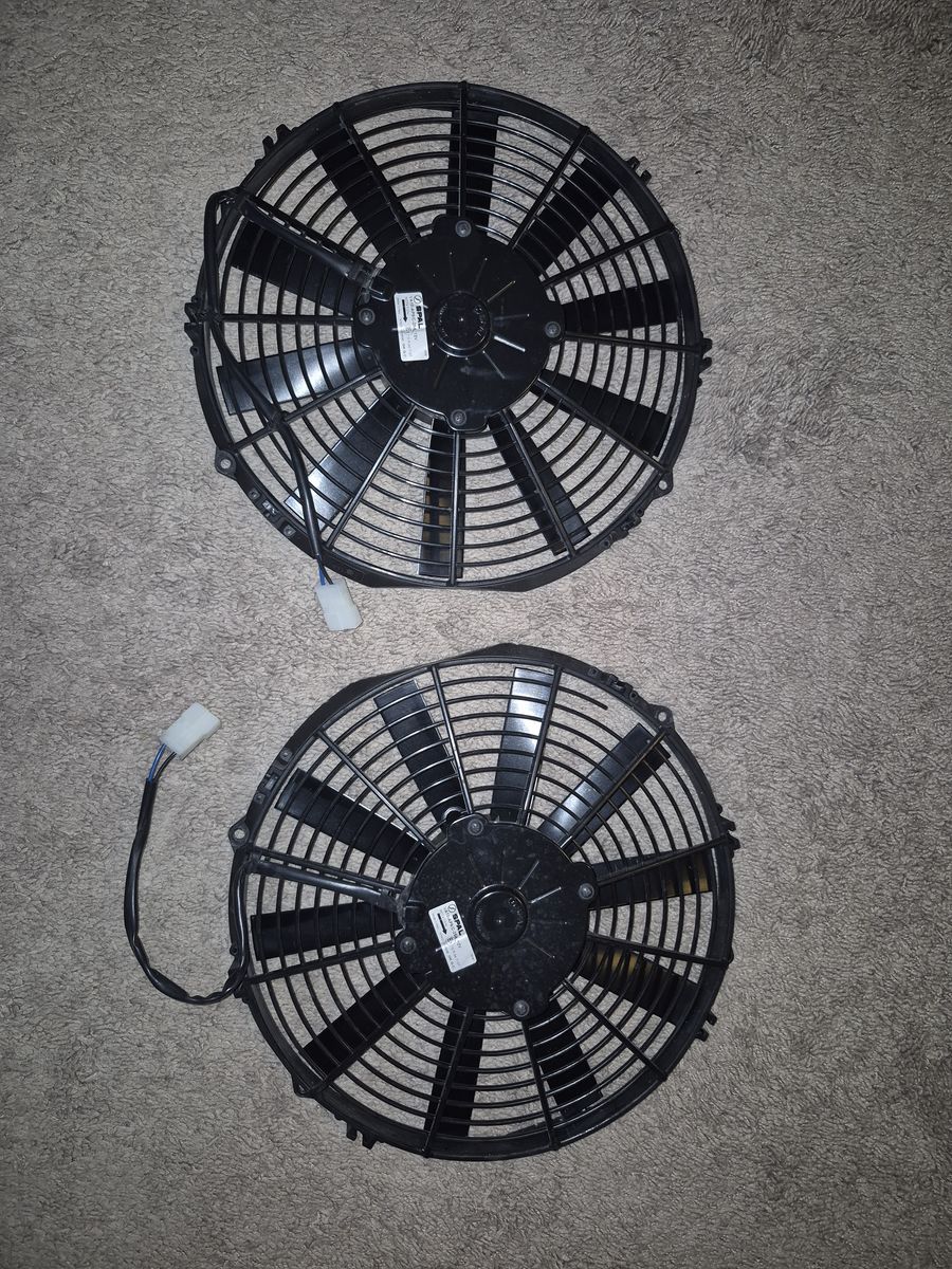 Two Spal fans 861 cfm each