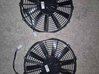 Two Spal fans 861 cfm each