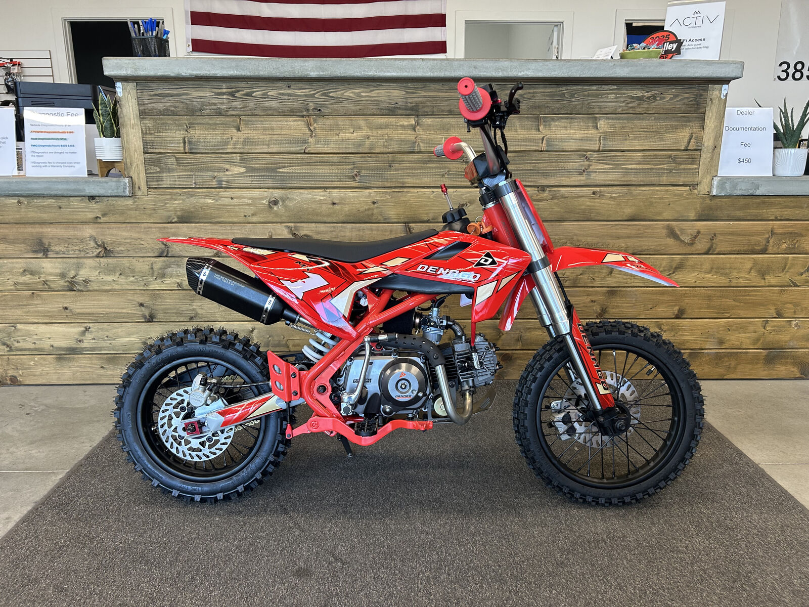 2025 Denago MX1 Dirt Bike - 107cc