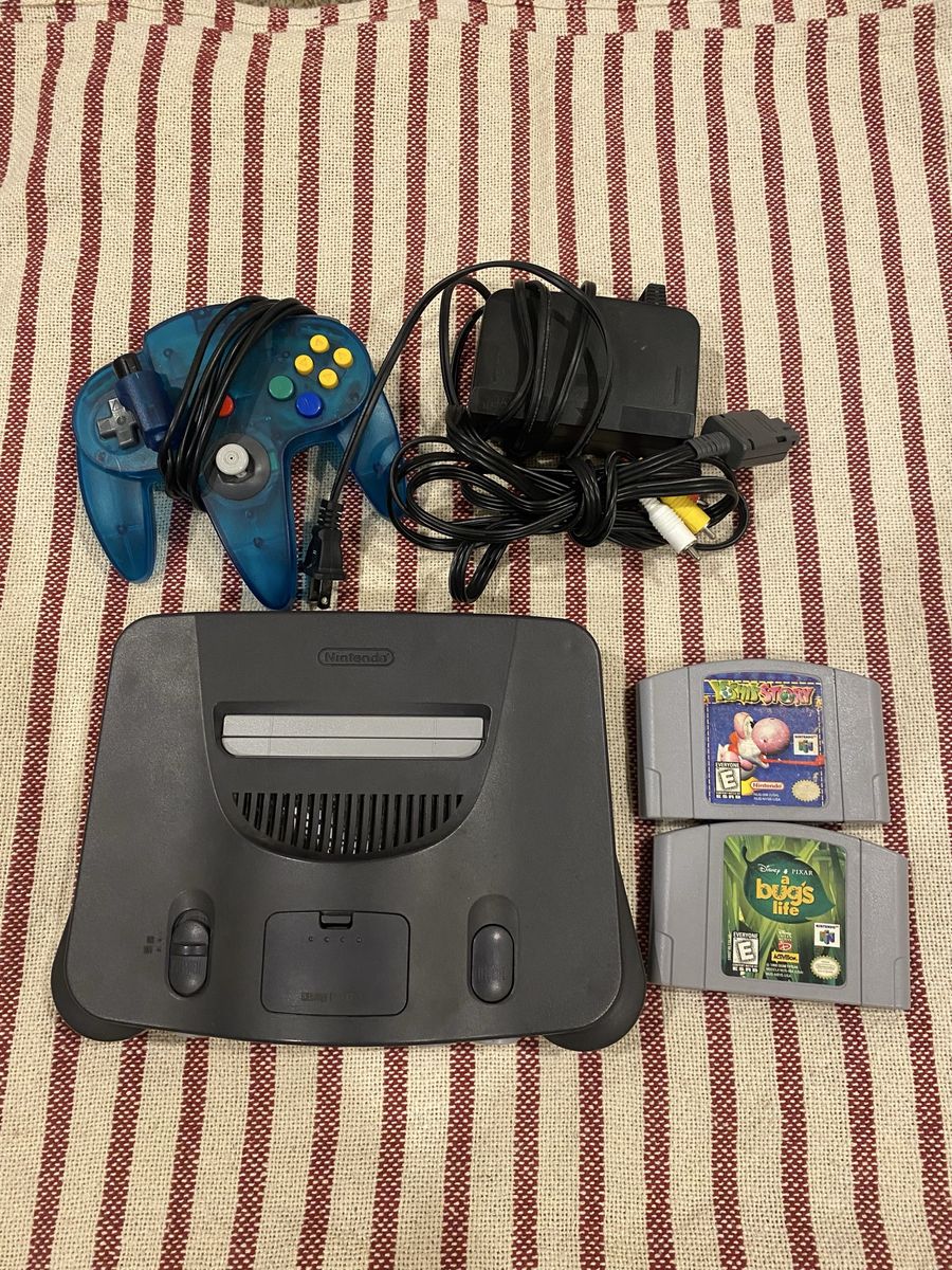 N64 System, 2 Games and 3rd Party Controller