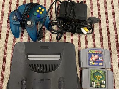 N64 System, 2 Games and 3rd Party Controller