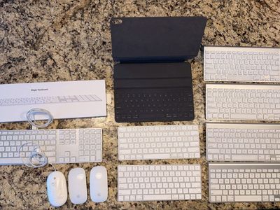 Apple Magic Keyboards, Mice, & iPad Smart Keyboard Folio - Mixed Lot, Various Conditions -