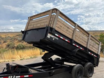 2020 PJ 7x14x4 Dump Trailer 14k Axels