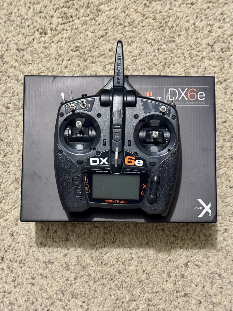 Spektrum DX6e 6-Channel DSMX Transmitter Remote Controller with Box